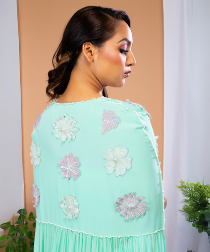 Summer Splash Mermaid Cape Set