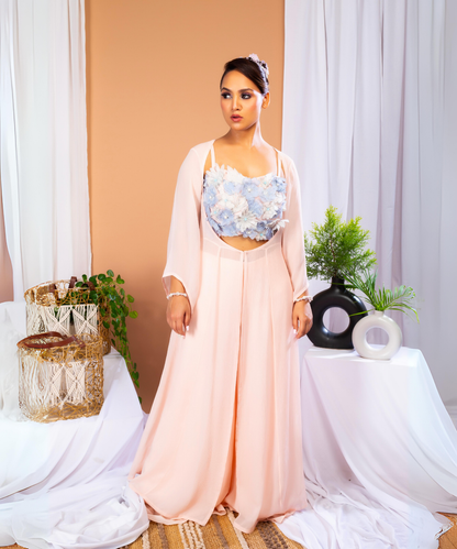 Ethereal Blush cape set